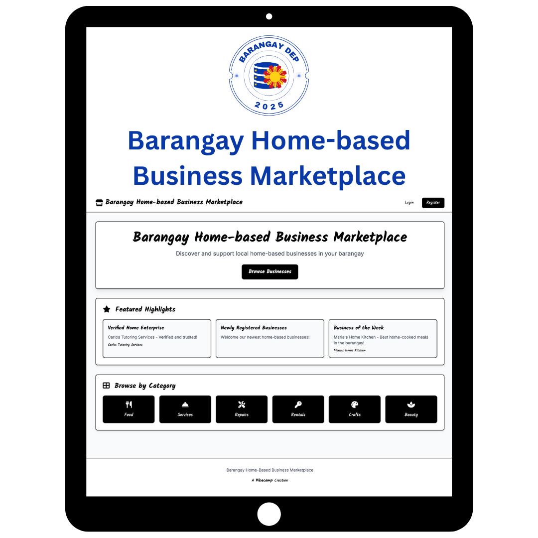 Barangay Home-Based Business Marketplace Preview
